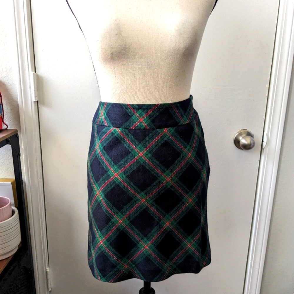 Talbot's plaid skirt 14P